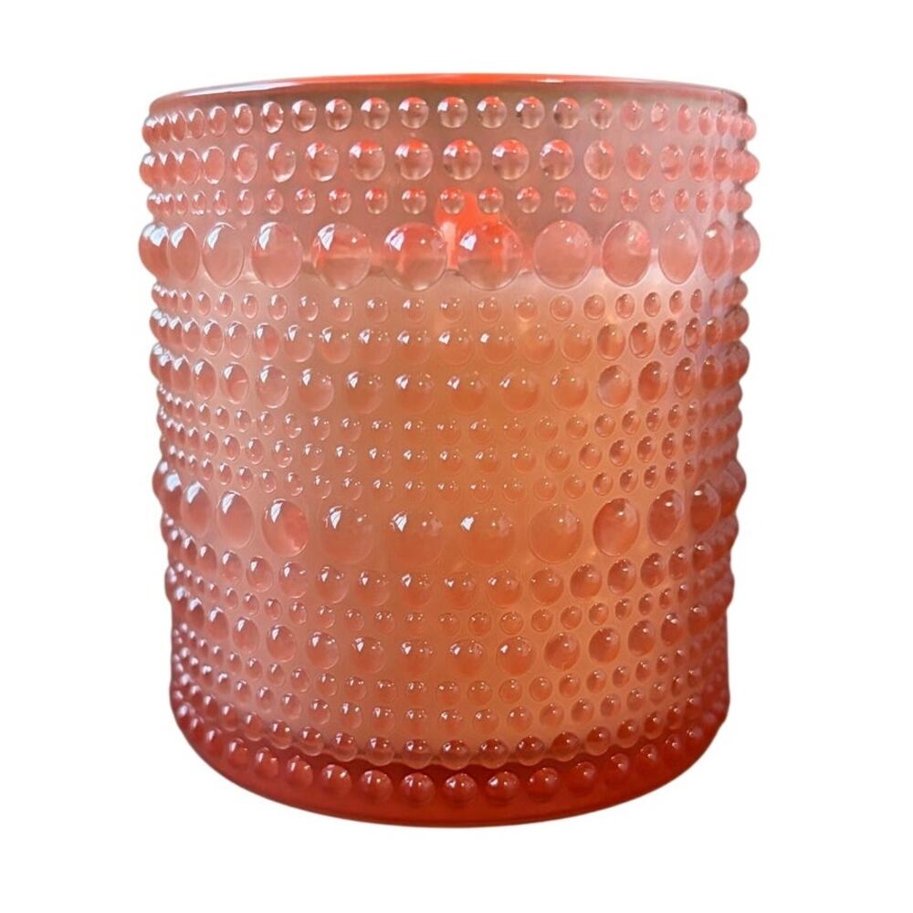 Place & Time Eucalyptus Cedar 4.9oz Scented Candle in Hobnail Textured Glass Jar